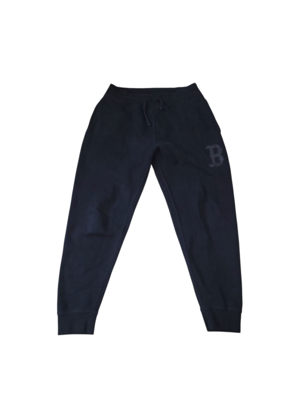 Polo Ralph Lauren Boston Red Sox MLB Black Leather Fleece Jogger Pants Medium